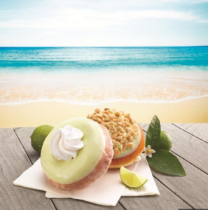free key lime donut