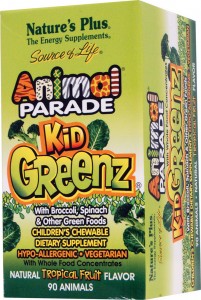 Natures-Plus-Animal-Parade-KidGreenz-Childrens-Chewable-with-Whole-Food-Concentrates-Tropical-Fruit-097467299689