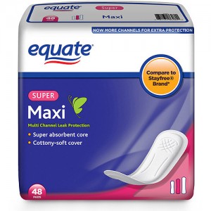 Free Sample Equate Feminine Care